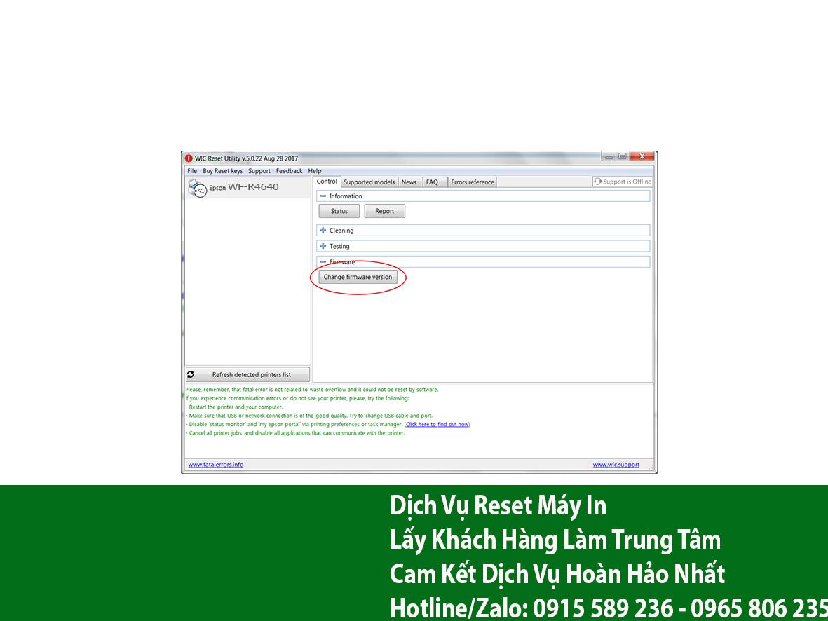 Key Firmware May In Epson WF-R4640 Step 2